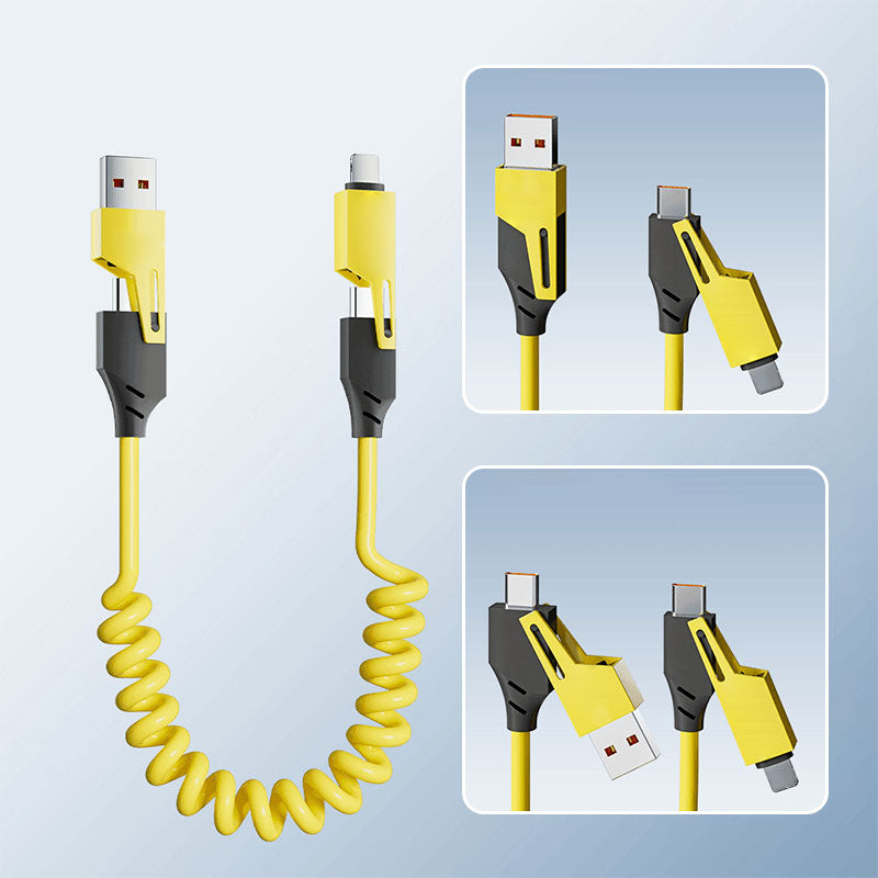 🔥4 in 1 Spring Fast Charging Cable – aurora07-1