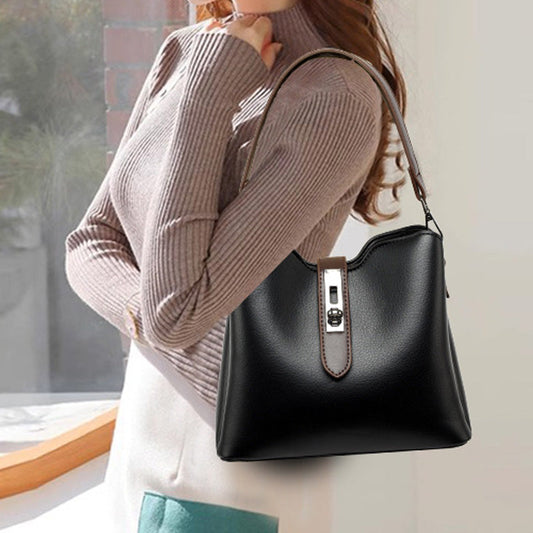 🔥Women’s Elegance Leather Bucket Tote(50% OFF)