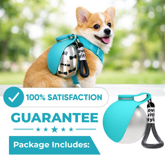 🎉 2026 Sale — Over 41,500 Sold!🐶 2‑in‑1 Portable Dog Water Bottle for Small Dogs