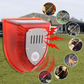 🚨50% OFF NOW! Solar Outdoor Animal Deterrent Alarm, Solar Powered Strobe Light Warning Siren, Motion Activated Repeller to Protect Crops, Garden, Farm from Wild Animals