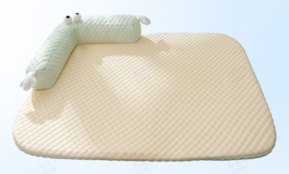 🏆LAST DAY SALE 50% OFF🔥Cooling Pet Mat for Dogs & Cats, Self-Cooling Ice Bed for Summer. Breathable Gradient Soft Crate Pad for Indoor Home & Travel.
