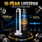 【Cool the whole room in 90 seconds】Tower fan — an air conditioner that can be used either upright or lying flat