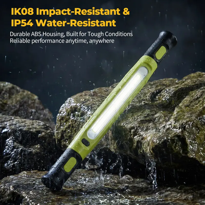 📢📢50% OFF !! ⏰3000LM LED Work Light – Magnetic + hook, 5200mAh battery, 360° rotation. Type‑C fast charge. Bright as day anywhere! 🔋✨