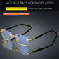 🥳2026 HOT SALE🥳💞50K+ SOLD!👁️📱 70% OFF! Sapphire-Hard, Anti-Blue Light Readers | Far & Near Dual-Use for effortless clarity & comfort. Engineered for durability and eye protection. 💎🔵