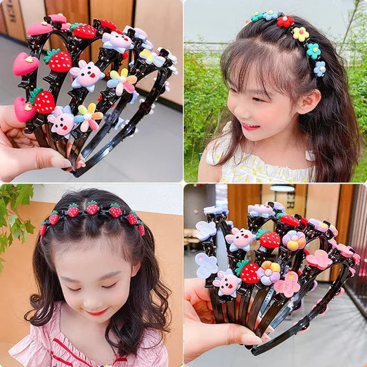 🎀 BUY 1 GET 1 FREE! 🌺 Kids Braided Hairpin – Easy 5‑min styling & cute cartoon designs ✨