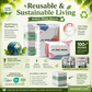 🥰No-Pump Large Vacuum Storage Compression Bags