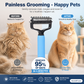 Double sided pet grooming brush