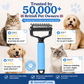 Double sided pet grooming brush