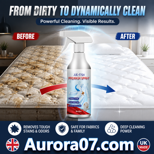 Mattress Stain Remover Spray – No Scrub, Removes Urine, Blood & Odours – Upholstery & Carpet Cleaner 500ml
