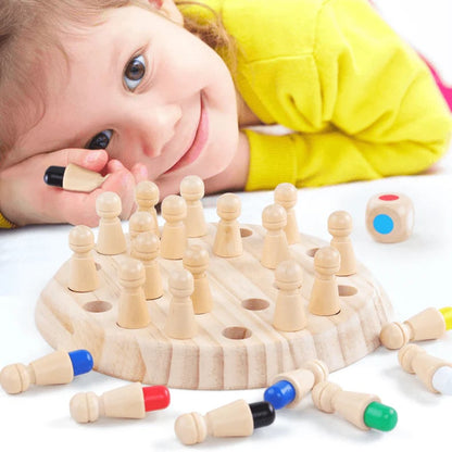 🎁Early Christmas Hot Sale 50% OFF🎉Gifts for children🎁Wooden Memory Match Stick Chess