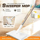 🔥Extendable Telescopic Disposable Flat Clip Mop, 360° Swivel Lightweight Floor Mop -✨Multi-purpose Cleaner for Hardwood, Tile, Kitchen & Bathroom