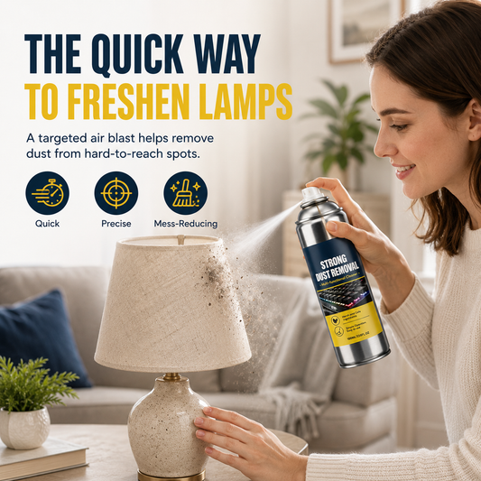 High-Pressure Compressed Air Duster Can for Home Dust Removal