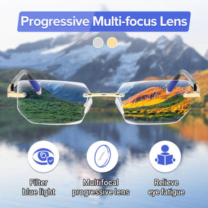 🥳2026 HOT SALE🥳💞50K+ SOLD!👁️📱 70% OFF! Sapphire-Hard, Anti-Blue Light Readers | Far & Near Dual-Use for effortless clarity & comfort. Engineered for durability and eye protection. 💎🔵