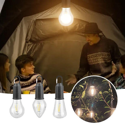 ✨Limited Time Offer 🔥Outdoor Camping Hanging Type-C Charging Retro Bulb Light