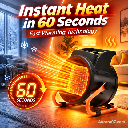 Instant-heating large-area heater