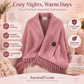 Electric Heated Shawl Cape – Cozy Wearable Winter Wrap