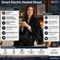 Electric Heated Shawl Cape – Cozy Wearable Winter Wrap
