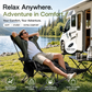 🪑 70% OFF! 🌿 Portable, adjustable folding chair for outdoor use – Lightweight, sturdy & versatile – Ideal for the garden, camping, the beach or the patio – easy to carry and set up 🏕️✨