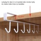 🏠 BUY 2 GET 1 FREE! 🔥 Under Shelf Hanger with 6 Hooks