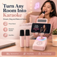 Upgraded Wireless Induction Speaker, Mobile Phone Holder and Desktop Wireless Fast Charger