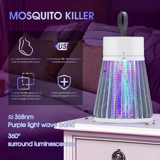 🦟USB/Rechargeable Portable Mosquito & Fly Trap Lamp for Indoor & Outdoor