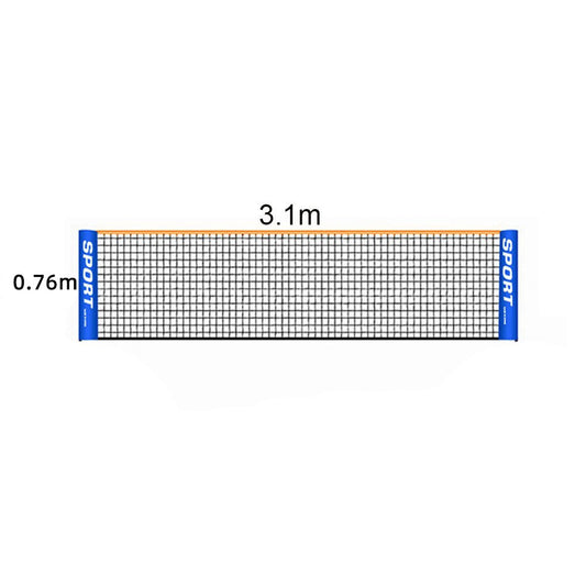 Portable Badminton & Tennis Net Set – Adjustable 3–6m Width, Easy Setup