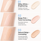 💥Last Day Buy 1 Get 1 Free Special Price:£8.99!!💄 Hydrating Concealer Pen Duo