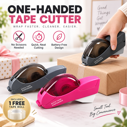 🎁LAST DAY SALE 49% OFF✨✂️ One-Handed Portable Tape Cutter – Quick, Neat & Battery-Free