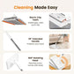 🔥Extendable Telescopic Disposable Flat Clip Mop, 360° Swivel Lightweight Floor Mop -✨Multi-purpose Cleaner for Hardwood, Tile, Kitchen & Bathroom