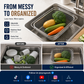 🥬Great Gift - Expandable Over The Sink Dish Drying Rack