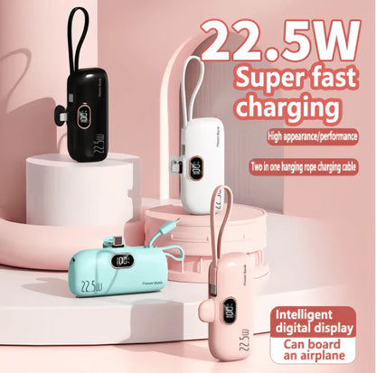 【Limited Offer 50% OFF!】 ChargeGo™ 5000mAh Mini Power Bank – Ultra-Portable & Universally Compatible🔋📱