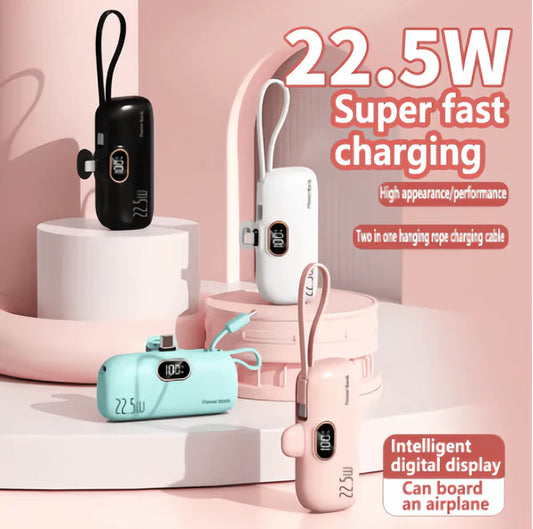【Limited Offer 50% OFF!】 ChargeGo™ 5000mAh Mini Power Bank – Ultra-Portable & Universally Compatible🔋📱