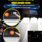 Solar Outdoor Lights 138LED Security Lights,3 Heads Dimmable SpotLights with 3 Modes,IP65 Waterproof