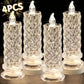 🔥🎁 LED Crystal Candle Lights – Elegant Glow & Cozy Ambience ✨