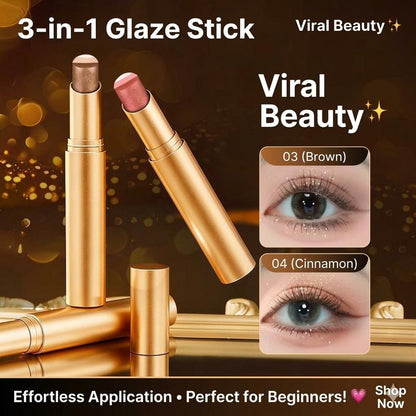 🏆Flash Sale⚡50K+ SOLD! Almost Gone-💥3 Color Eyeshadow Stick