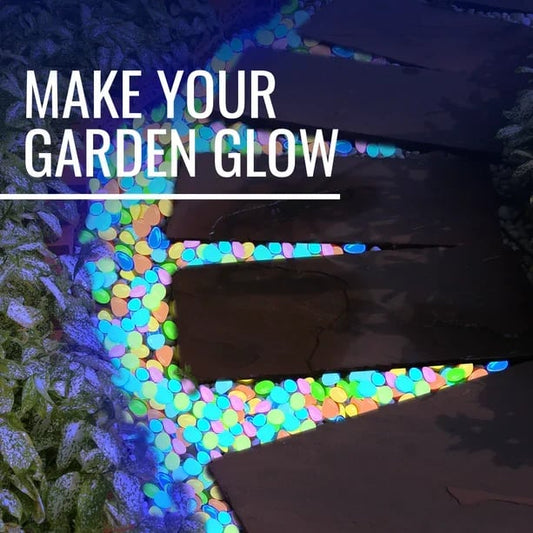 🔥💐SPRING DAY SALE- ONLY £7.99!!⚡50K+ SOLD!✨🏡Glow In The Dark Rocks - Illuminate Your Outdoors with Enchanting Glow!