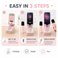 Upgraded Wireless Induction Speaker, Mobile Phone Holder and Desktop Wireless Fast Charger