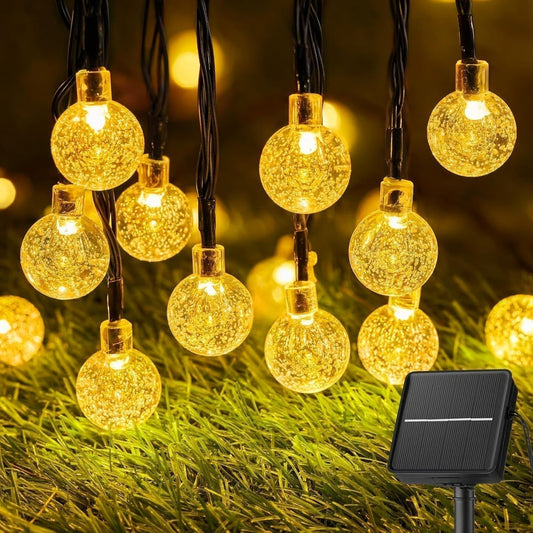 💎 50% OFF! 💎 Waterproof Solar-Powered LED String Lights – Warm White or Multi-Color, Remote-Controlled & Perfect for Patios, Gardens & Parties 🌟✨