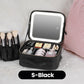 💄50% OFF!🎁Flawless Makeup Anywhere – Portable LED Mirror Makeup Bag!✨