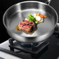 🔥Multi Functional Non-coated Stainless Steel Frying Pan