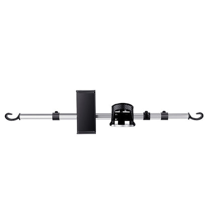 Universal Metal Rod Car Headrest Phone & Tablet Holder with Cup Holder and Hooks