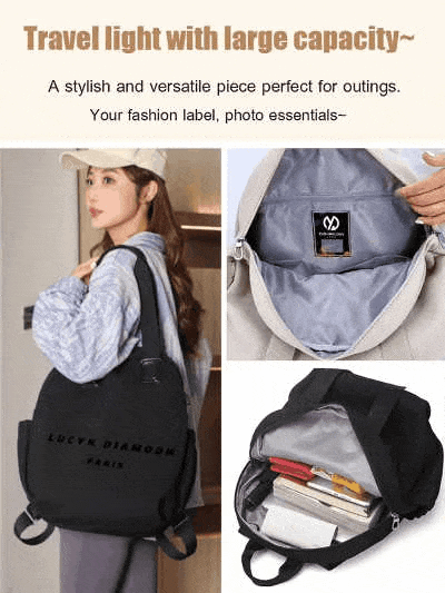 💥Stylish and minimalist 3-in-1 multifunctional backpack