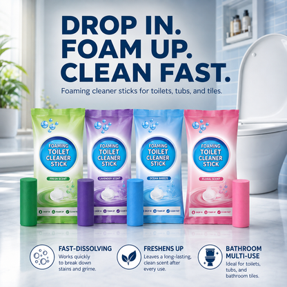 Foaming Toilet Cleaning Block for Bathroom Deep Cleaning