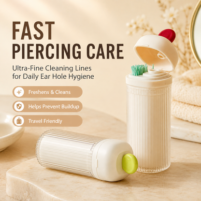 🧽50% OFF NOW! Ear Piercing Cleaning Line & Cleansing Liquid Travel Kit