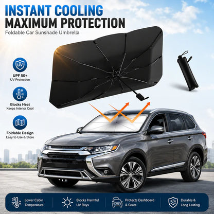 🔥Last Day 50% OFF - 2026 Upgraded Car Windshield Sun Shade Umbrella