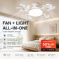 💡 50% OFF RIGHT NOW! 🌀 LED ceiling fan with lighting, remote-controlled: an all-in-one set combining a fan and lighting ✨