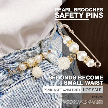 Pearl Brooch Clothing Decoration Clips