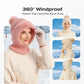 ⏰Black Friday Mega Deal – 50% OFF💖Women's Winter One-Piece Knitted Beanie Scarf Mask