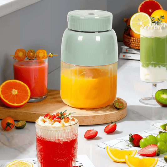 🔥 LAST DAY 50% OFF!!🥤BPA-Free Electric Juicer, Portable Blender for Smoothies, Shakes, Food Prep & Frozen Blending