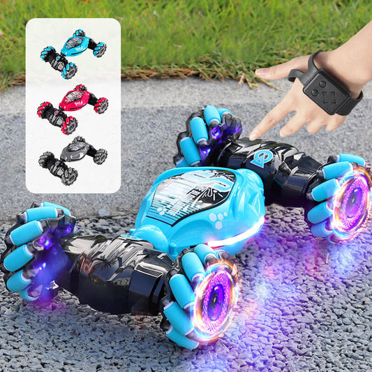 🚗【Kids' Dream Gift】Gesture Sensing RC Stunt Car - 360° Flips & One - Key Demo!😍